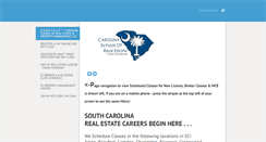 Desktop Screenshot of carolina-schoolofrealestate.com